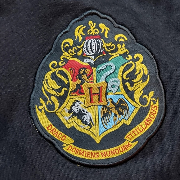 Harry Potter Hogwarts Universal Studios Black High Rise Joggers Size S - Picture 2 of 12